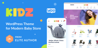 KIDZ Theme de magasin pour enfants et bebes