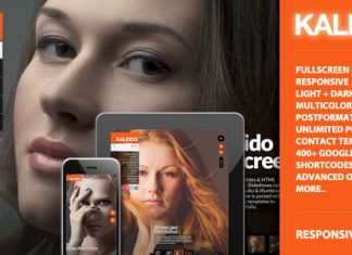 Kaleido Theme de photographie pour WordPress