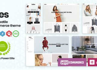 Kalles Theme polyvalent Elementor WooCommerce