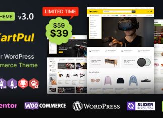 KartPul WP Theme multi usage WooCommerce pour Elementor