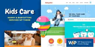 Kids Care Un theme WordPress polyvalent pour enfants
