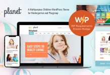 Kids Planet – Thème WordPress pour la maternelle et le groupe de jeu pour enfants Kids Planet Theme WordPress pour la maternelle et le