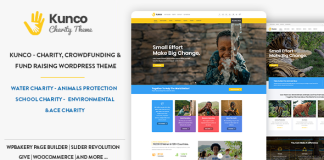 Kunco Theme WordPress de charite et de collecte de