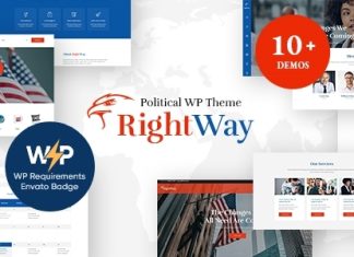 La bonne voie Theme WordPress pour campagne electorale et