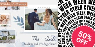 Le couloir Theme elegant de mariage