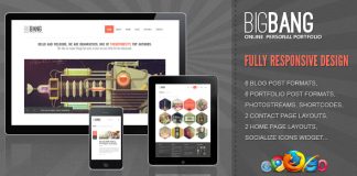 Le theme WordPress Bigbang Reactif