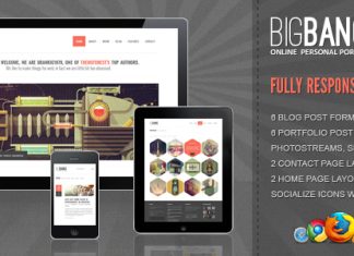 Le theme WordPress Bigbang Reactif