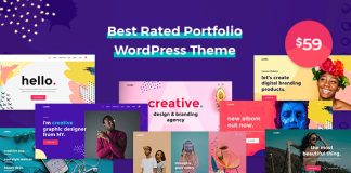 Leedo Theme WordPress de portfolio moderne colore et creatif