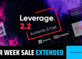 Leverage Theme WordPress dagence et de portfolio