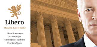 Libero Theme pour avocat et cabinet davocats