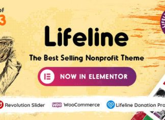 Lifeline Theme WordPress 2023 pour ONG collecte de fonds