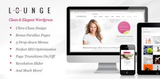 Lounge Theme WordPress Elegant et Epure