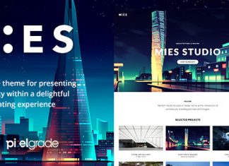 MIES Un theme WordPress darchitecture avant gardiste