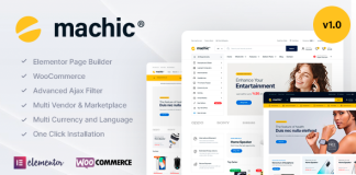 Machic Theme WooCommerce pour magasin delectronique