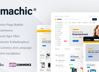 Machic Theme WooCommerce pour magasin delectronique
