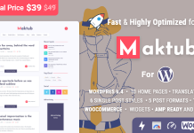 Maktub – Blog minimal et léger pour WordPress Maktub Blog minimal et leger pour WordPress