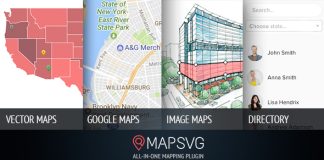 MapSVG Tous types de cartes et localisateur de magasins