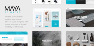 Maya Theme WP Intelligent et Puissant