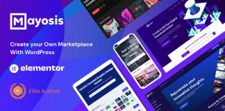 Mayosis theme WordPress pour marche numerique