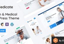 Medicament Theme WordPress Sante et Medical Pret pour
