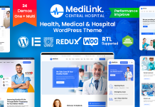Medilink Theme WordPress Sante et Medical