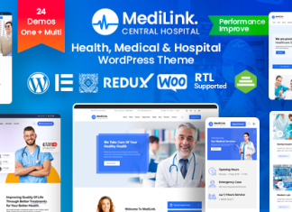 Medilink Theme WordPress Sante et Medical