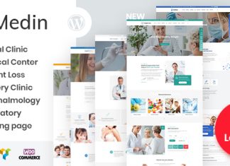 Medin Theme WordPress pour centre medical