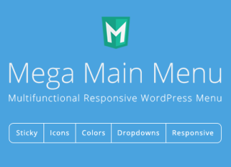 Mega Menu Principal Extension de Menu WordPress