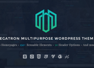 Megatron Theme WordPress polyvalent et reactif