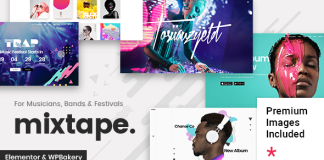 Mixtape Theme musical pour artistes et festivals