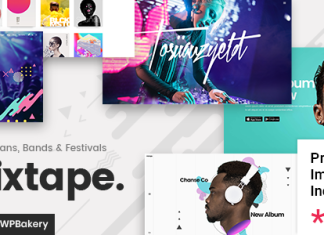 Mixtape Theme musical pour artistes et festivals