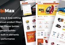 Mobimax Theme WordPress pour pieces automobiles Boutique WooCommerce