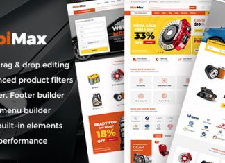 Mobimax Theme WordPress pour pieces automobiles Boutique WooCommerce