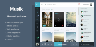 Modele de Musique Application Web de Musique