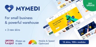 MonMyMedi Theme WordPress WooCommerce reactif