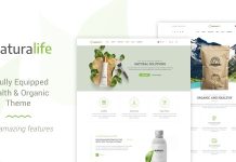 NaturaLife Theme WordPress Sante Bio