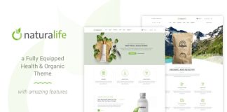 NaturaLife Theme WordPress Sante Bio