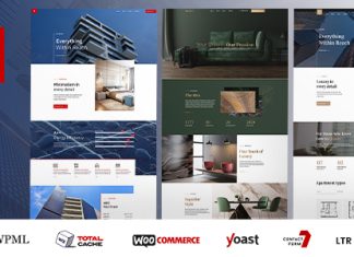 Nestin – Thème WordPress pour l’immobilier et les propriétés individuelles Nestin Theme WordPress pour limmobilier et les proprietes individuelles