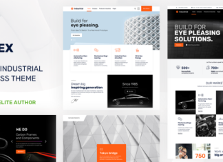 Nex Theme WordPress Industriel