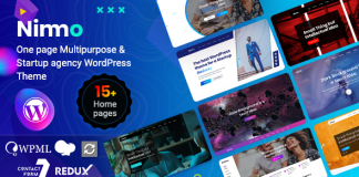 Nimmo Theme WordPress dune page
