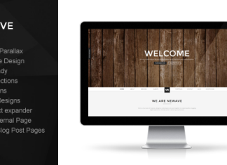 Nouveau Modele de page parallaxe responsive a une seule