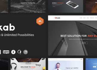 Okab Theme WordPress Multi Purpose reactif RTL