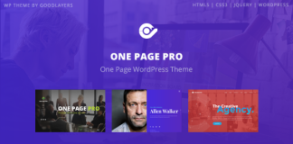 One Page Pro WordPress polyvalent