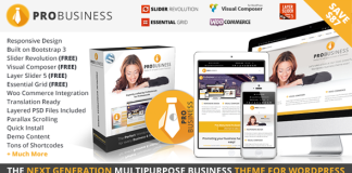 PRO Business Theme polyvalent reactif pour les entreprises