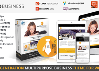 PRO Business Theme polyvalent reactif pour les entreprises