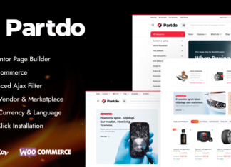 Partdo Theme WooCommerce pour magasin de pieces automobiles et