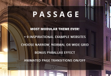 Passage Theme polyvalent responsive retina multi usage