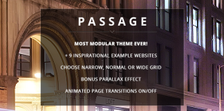 Passage Theme polyvalent responsive retina multi usage