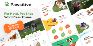 Pawsitive Theme WordPress pour la garde danimaux de compagnie