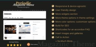 Periodique Un theme magazine premium pour WordPress
